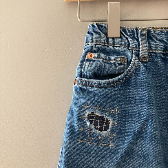 $16 ADD ON Zara dark wash denim jeans Janie and Jack Baby Gap Quincy Mae - Picture 3 of 3